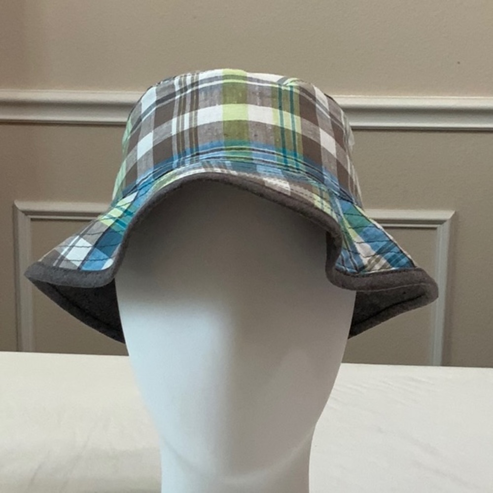 Tilley Boy’s Reversible Hat - Plaid/Grey
